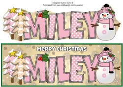 Cute Snowman Miley Large Dl