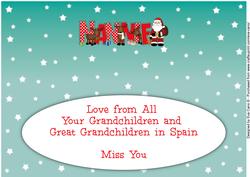 Santa and His Reindeers Nannie Large Dl Insert 2
