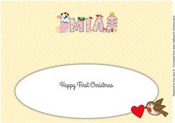 Patch 1st Xmas Mia Large Dl Insert
