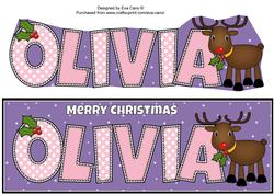 Rudolf the Red Nose Reindeer Olivia Large Dl