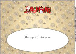 Santa & Snowman Jasmine Large Dl Insert