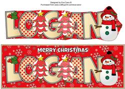 Cute Snowman Logan Large Dl