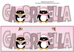 Christmas Penguins Gabriella Large Dl