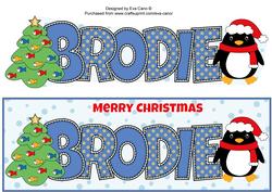 Eddie the Penguin Brodie Large Dl