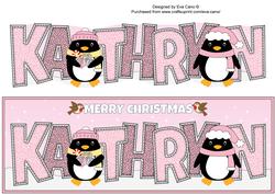 Christmas Penguins Kathryn Large Dl