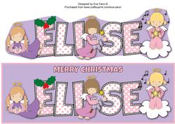 Christmas Angels Elise Large Dl