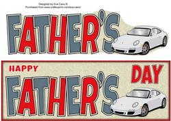Fathers Day Porsche Large Dl