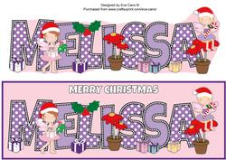 Christmas Fairies Melissa Large Dl