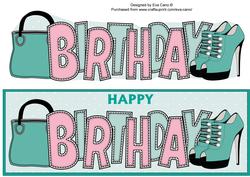 Bag & Shoes Birthday Large Dl