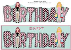 Teenage Girls Birthday Large Dl