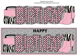 Bag & Shoes Birthday 3 Large Dl