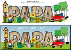 Gardening Papa Large Dl