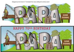 Fishing Papa 70th Large Dl