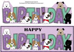 Patch, Kosmo and Jazz Birthday 2 Large Dl