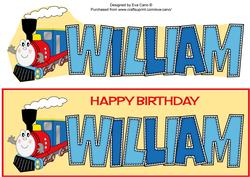 Terry the Train William Large Dl