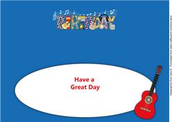 Music Birthday Large Dl Insert