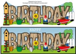 Gardening Birthday Large Dl
