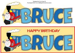 Terry the Train Bruce Large Dl