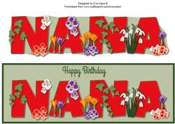 Flowers Nana Large Dl
