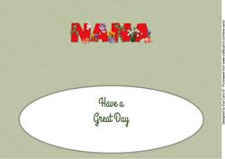 Flowers Nana Large Dl Insert