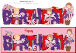 Little Fairies Birthday Large Dl