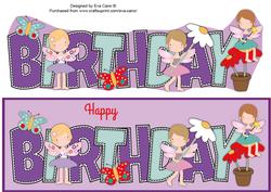 Little Fairies Birthday Large Dl 2