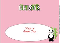 Cute Pandas Birthday Large Dl 3 Insert
