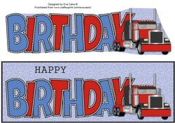 Truck Birthday Large Dl