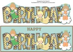 Little Angels Birthday Large Dl