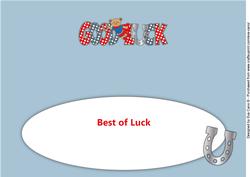 Superted Girl Good Luck Large Dl Insert