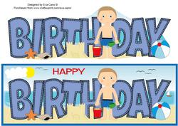 Beach Boy Birthday Large Dl
