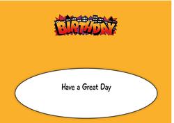 Urban Art Birthday Large Dl Insert