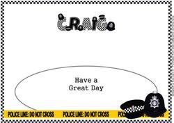 Police Hats Craig Large Dl Insert