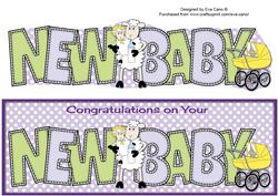 Sheep New Baby (lilac) Large Dl