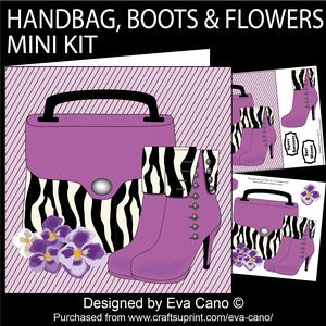 Handbag, Boots & Flowers Mini Kit