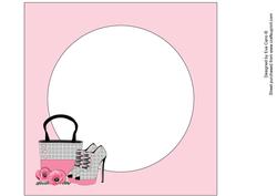 Handbag, Shoes & Pink Poppies Mini Kit Insert