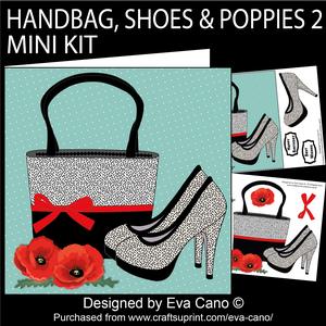 Handbag, Shoes & Poppies 2 Mini Kit