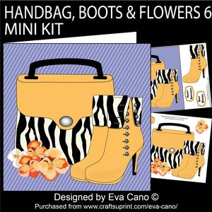 Handbag, Boots & Flowers 6 Mini Kit