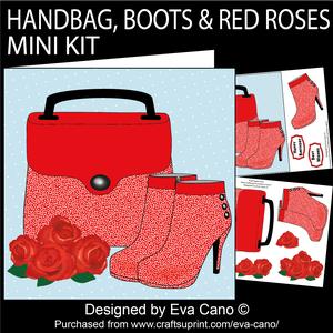 Handbag, Boots & Red Roses Mini Kit