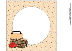 Handbag, Boots & Red Roses 2 Mini Kit Insert