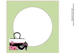 Handbag, Shoes & Pink Poppies 2 Mini Kit Insert