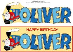 Terry the Train Oliver Large Dl