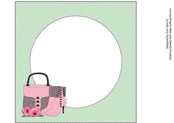 Handbag, Boots & Pink Poppies 2 Mini Kit Insert