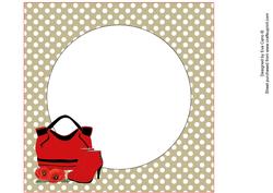 Handbag, Boots & Poppies 2 Mini Kit Insert