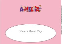 Little Fairies Amelia Large Dl Insert