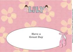 Ballerinas Lily Large Dl Insert