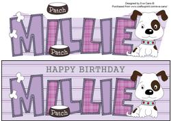 Patch the Dog Millie Large Dl 2