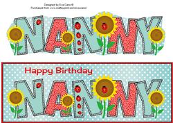 Sunflowers and Ladybirds Nanny Large Dl