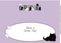 Jazz and Friends Birthday Large Dl Insert