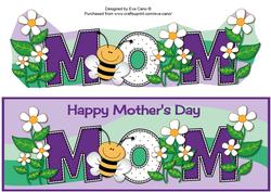 Mother's Day Flowers and Bees Mom Large Dl